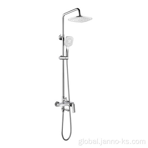 Brass Shower Taps Wall Mounted with Hand Shower Supplier